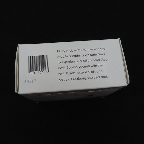 Trader Joes Bath Fizzers Floral Fantasy Sweet Pea Apple Rosemary Rose Petal NEW - Picture 5 of 8